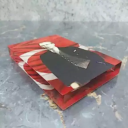 Atatürk ve Türk Bayrağı Kalın Pleksi Akrilik Masaüstü Dekor resmi 13342