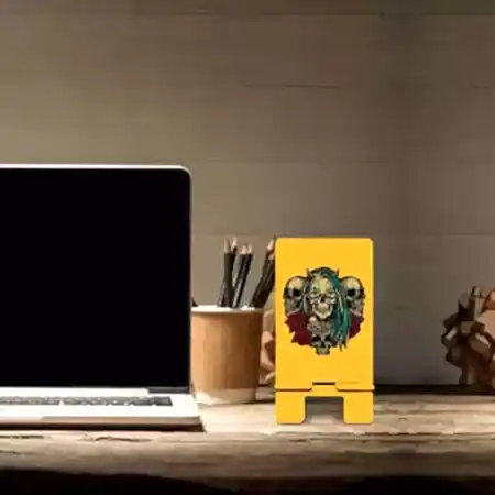 UV Baskılı MDF Telefon Standı - Şık ve Dayanıklı Tasarım resmi 503
