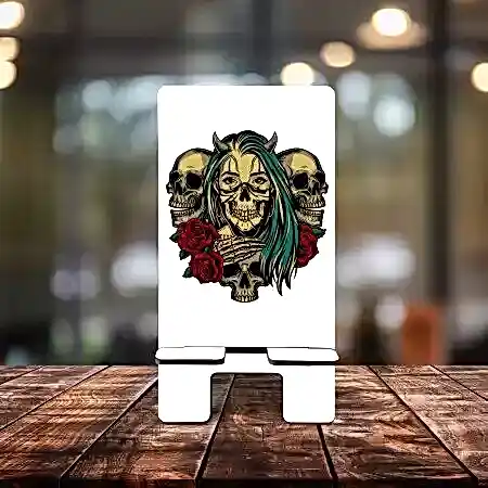 UV Baskılı MDF Telefon Standı - Şık ve Dayanıklı Tasarım resmi 508